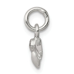 Sophia Jewelers 925 Sterling Silver CZ Heart Pendant with Angel Wings