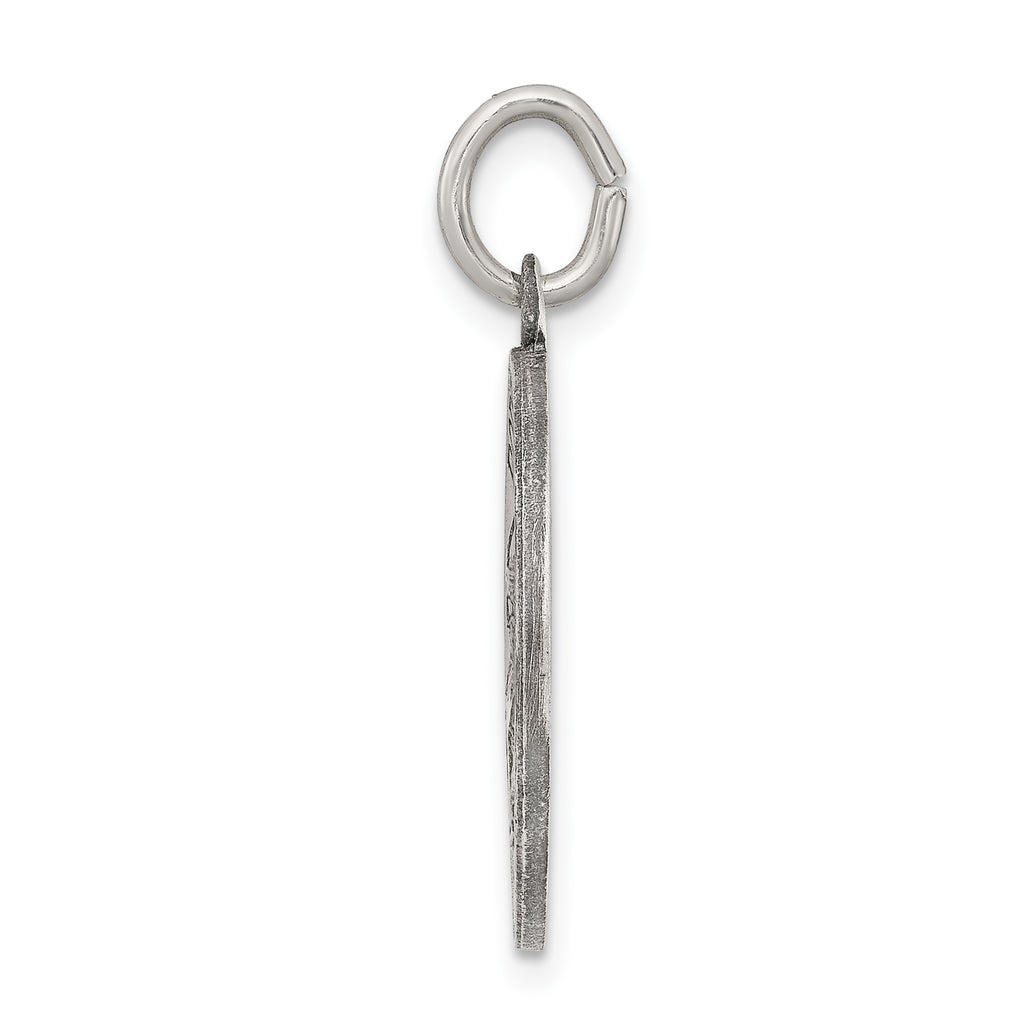 Sterling Silver 925 Pope Francis Medal with Antiqued Finish