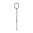 Sterling Silver 925 Mi Primera Communion Antiqued Ribbon Pendant