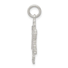 Sophia Jewelers 925 Sterling Silver Snowflake Pendant with Anti-Tarnish Finish