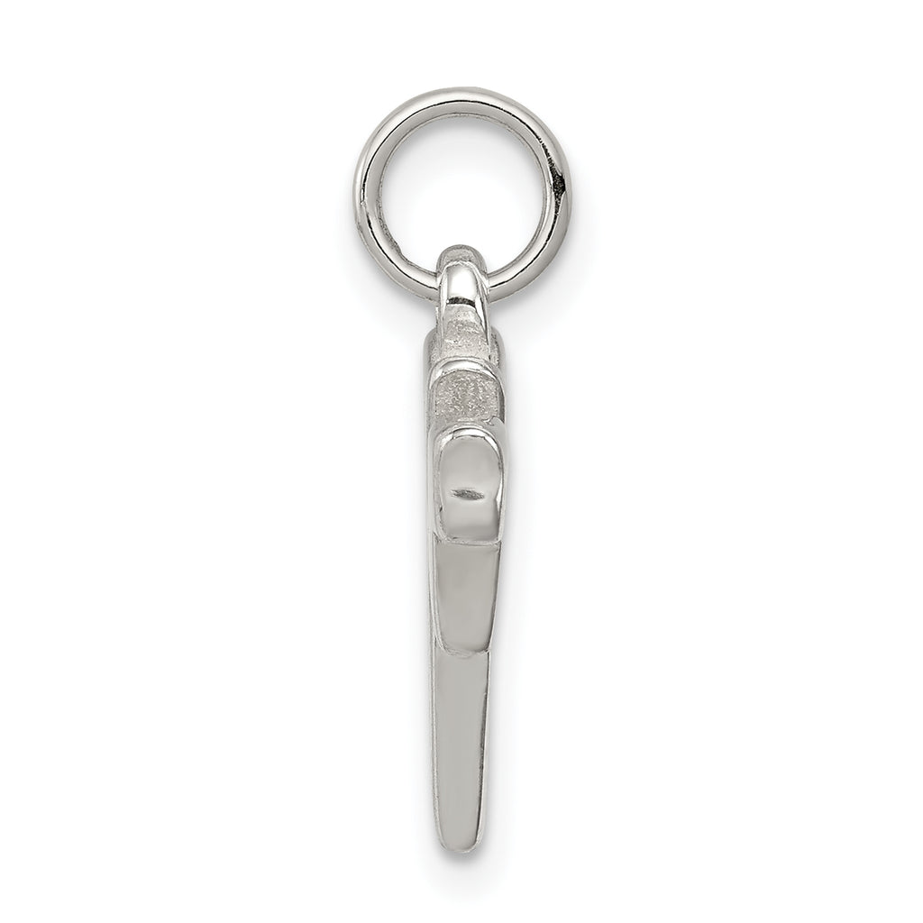 Sophia Jewelers 925 Sterling Silver Chai Life Charm Polished Elegance