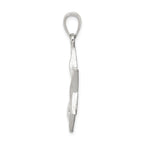 Sterling Silver Star of David Pendant with Polished Anti-Tarnish Finish