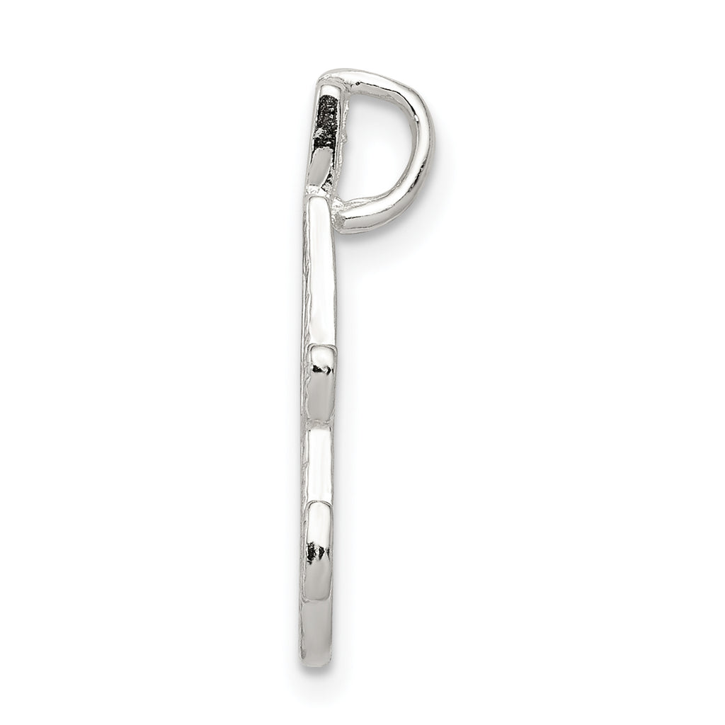 Sophia Jewelers Sterling Silver Letter A Pendant with Polished Finish