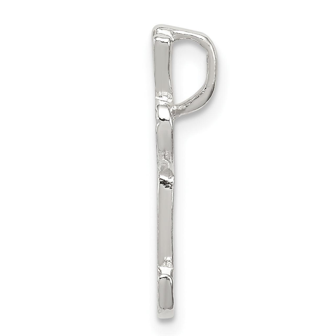 Sophia Jewelers Sterling Silver 925 Letter L Pendant with Polished Finish
