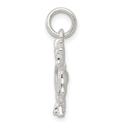 Sterling Silver 925 Horse Charm with Polished Finish Elegant Design