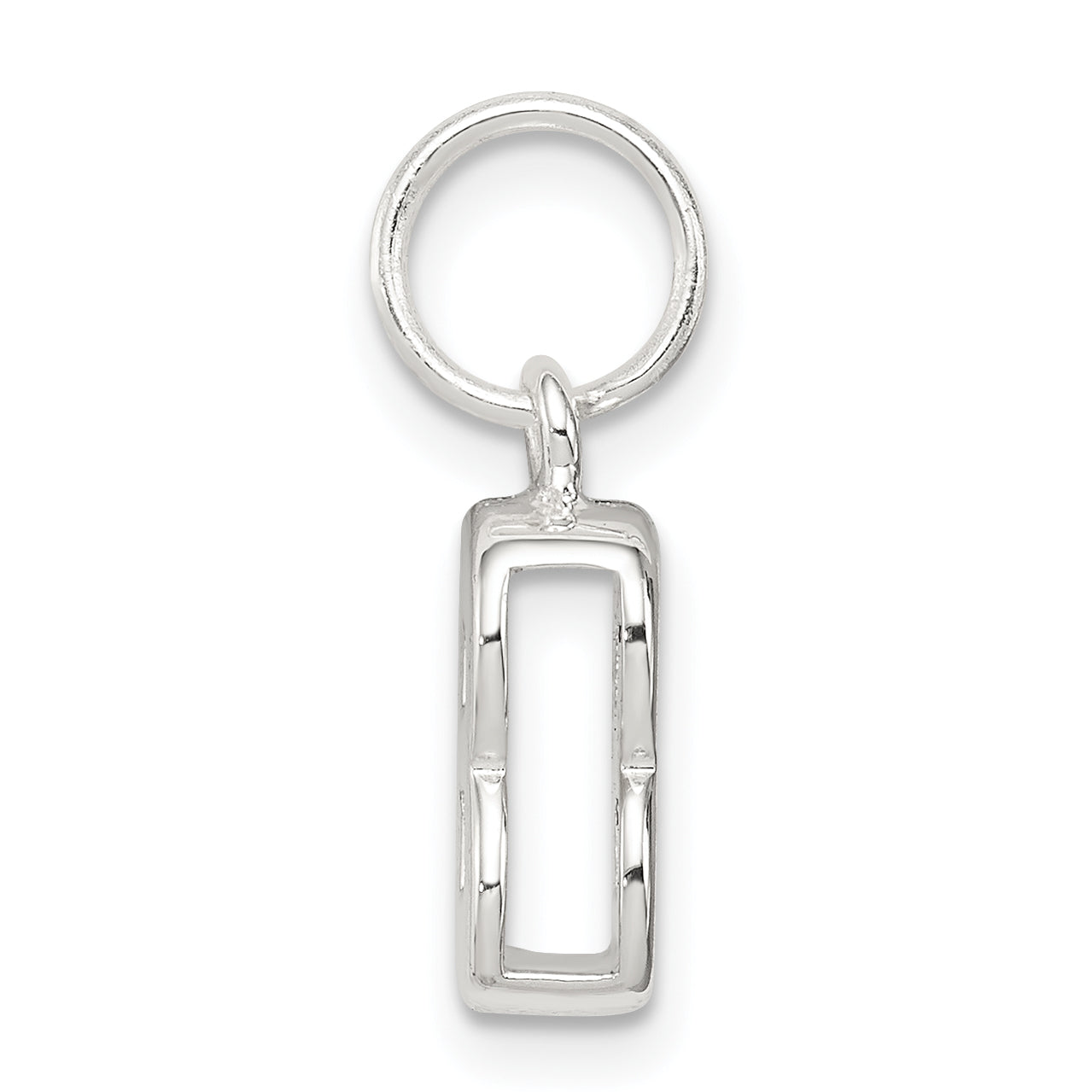 Sophia Jewelers 925 Sterling Silver B Charm with Anti-Tarnish Finish