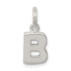 Sterling Silver Letter B Initial Charm