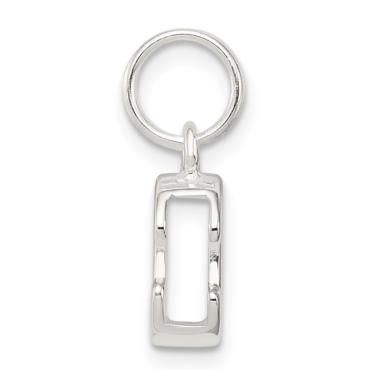 Sterling Silver 925 C Charm Anti-Tarnish Solid Elegant Pendant Secondary image