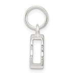 Sterling Silver 925 C Charm Anti-Tarnish Solid Elegant Pendant