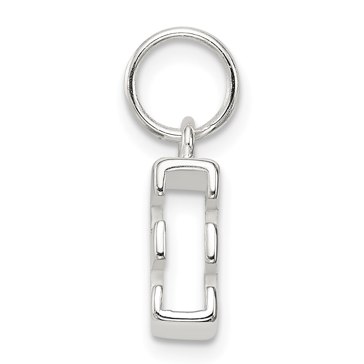 Sophia Jewelers 925 Sterling Silver Anti-Tarnish Solid E Charm