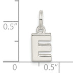 Sophia Jewelers 925 Sterling Silver Anti-Tarnish Solid E Charm