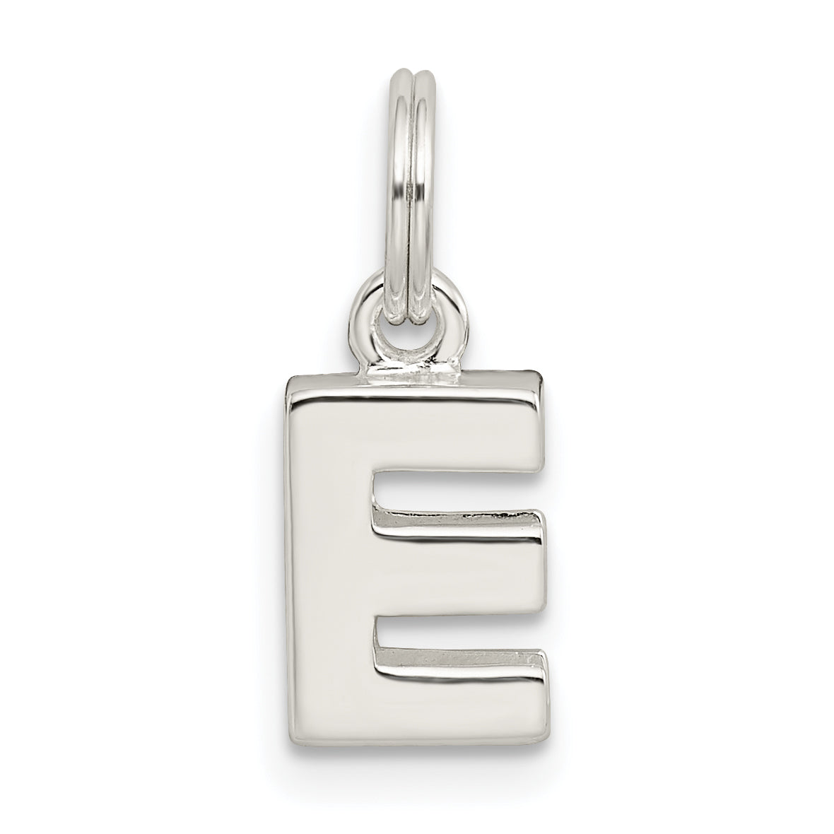 Sterling Silver Letter E Initial Charm Main image