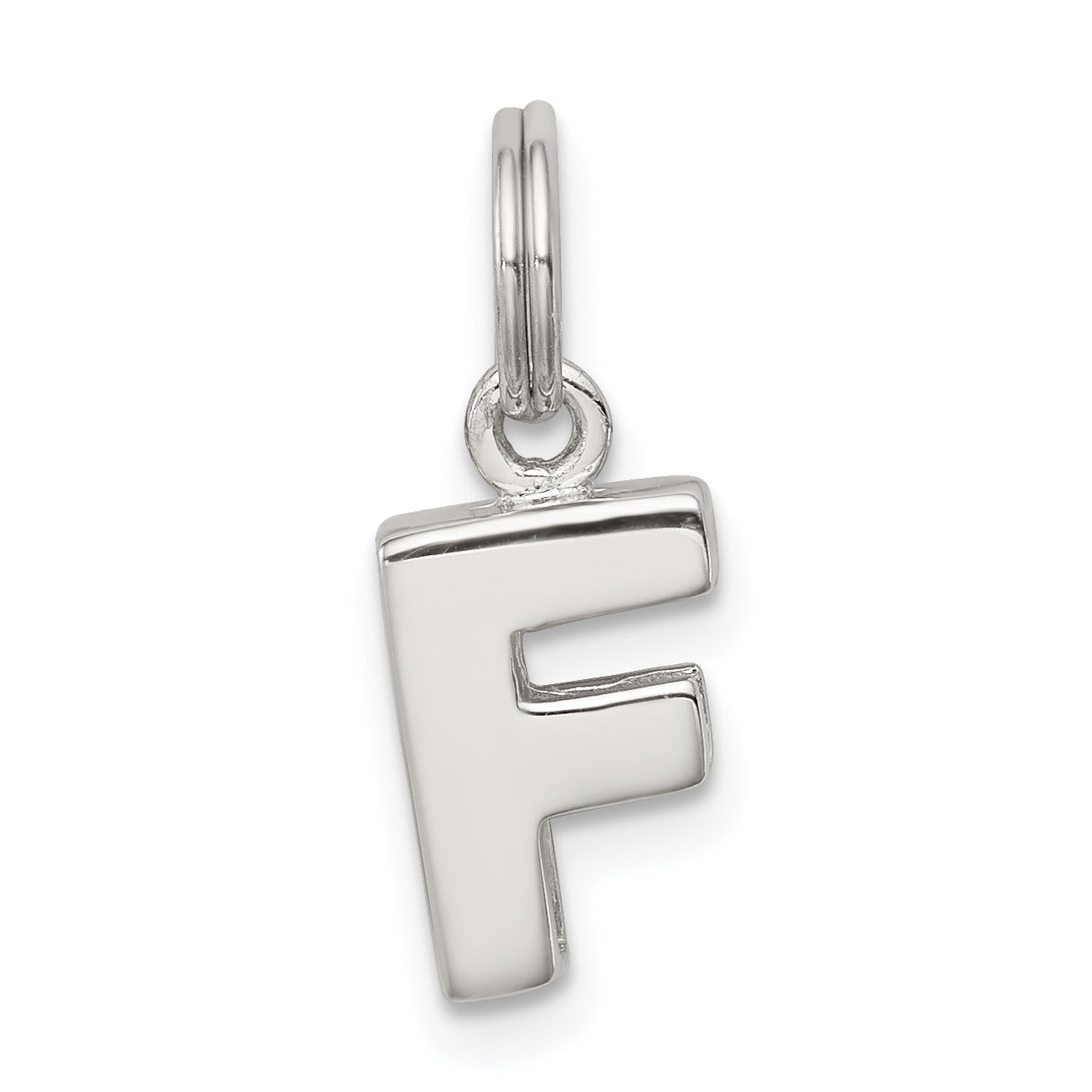 Sterling Silver Letter F Initial Charm Main image