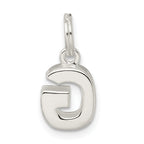 Sophia Jewelers Sterling Silver Solid Anti-Tarnish G Charm
