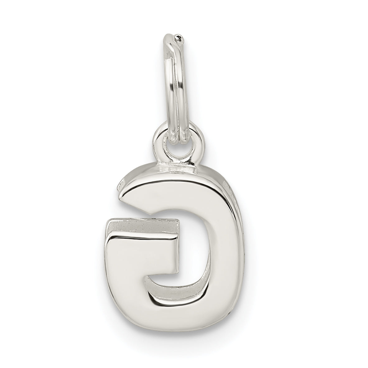 Sophia Jewelers Sterling Silver Solid Anti-Tarnish G Charm