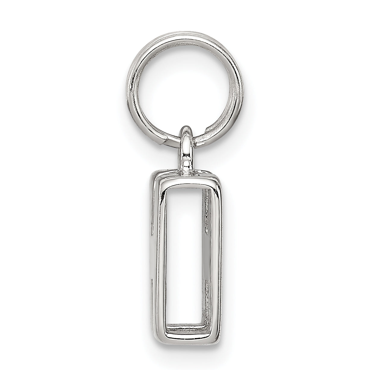 Sophia Jewelers Sterling Silver H Charm with Anti-Tarnish Finish