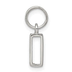 Sterling Silver 925 I Charm with Anti-Tarnish Elegant Cast