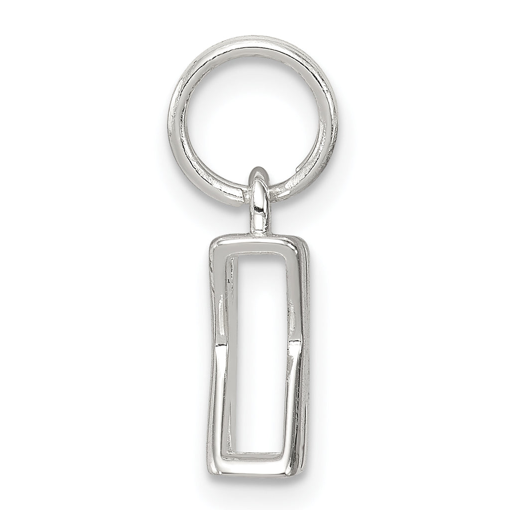 Sophia Jewelers Sterling Silver 925 K Charm with Anti-Tarnish Finish
