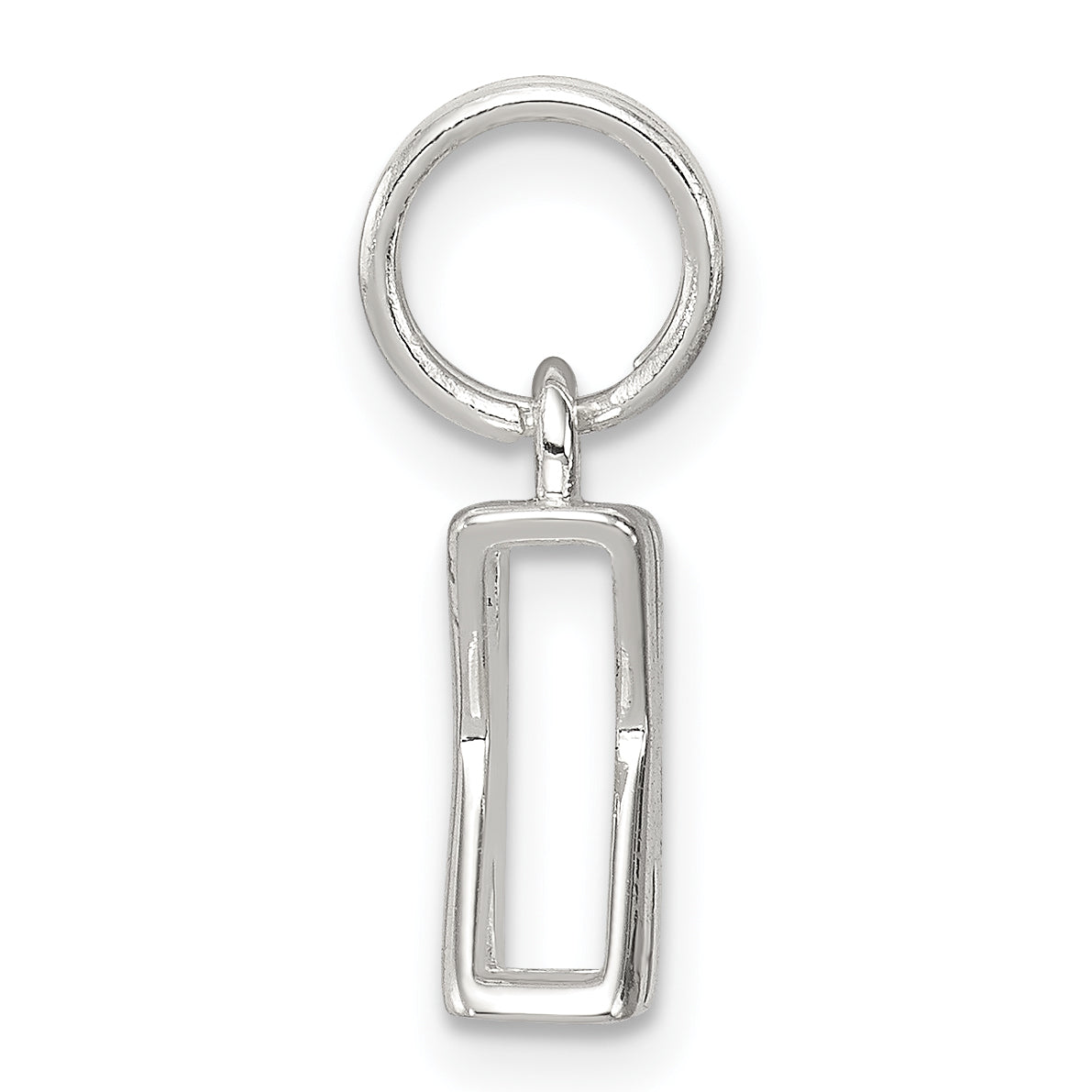 Sophia Jewelers Sterling Silver 925 K Charm with Anti-Tarnish Finish