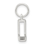 Sterling Silver 925 'L' Charm with Anti-Tarnish Coating Elegant Personalization