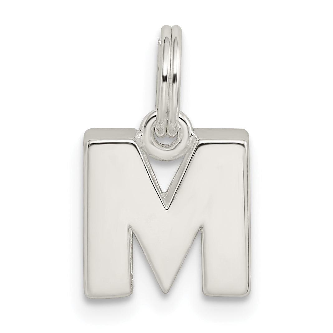 Sterling Silver Letter M Initial Charm Main image