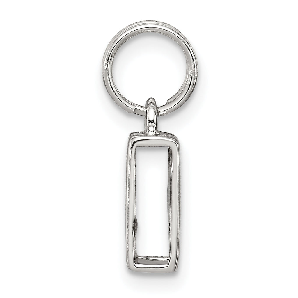 Sterling Silver 925 'N' Charm with Anti-Tarnish Solid Design  Personal Elegant Keepsake