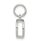 Sophia Jewelers 925 Sterling Silver 'O' Charm with Anti-Tarnish Finish Elegant Personalized Pendant