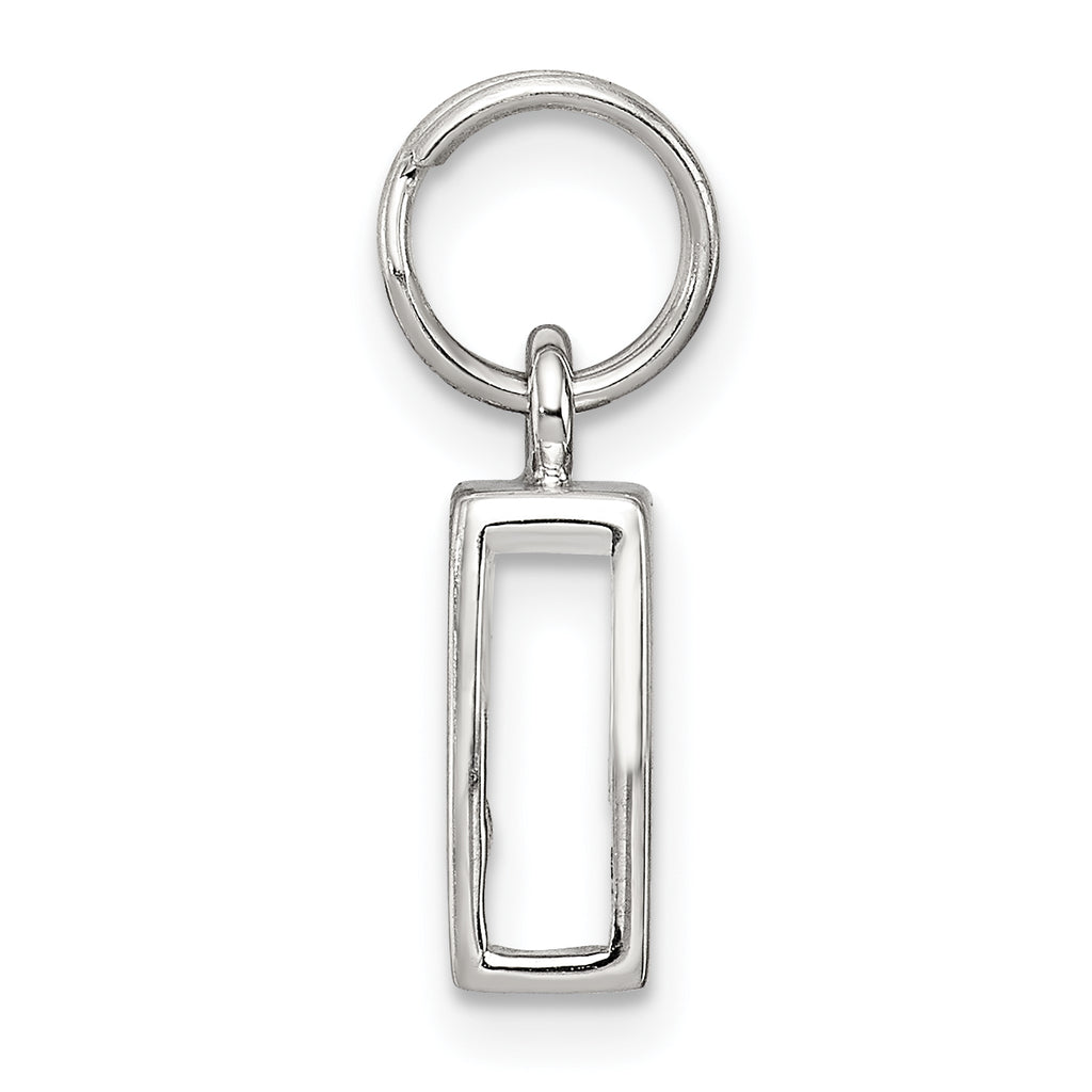 Sterling Silver 925 P Charm Pendant with Anti-Tarnish Finish Elegant and Personalized from Sophia Jewelers