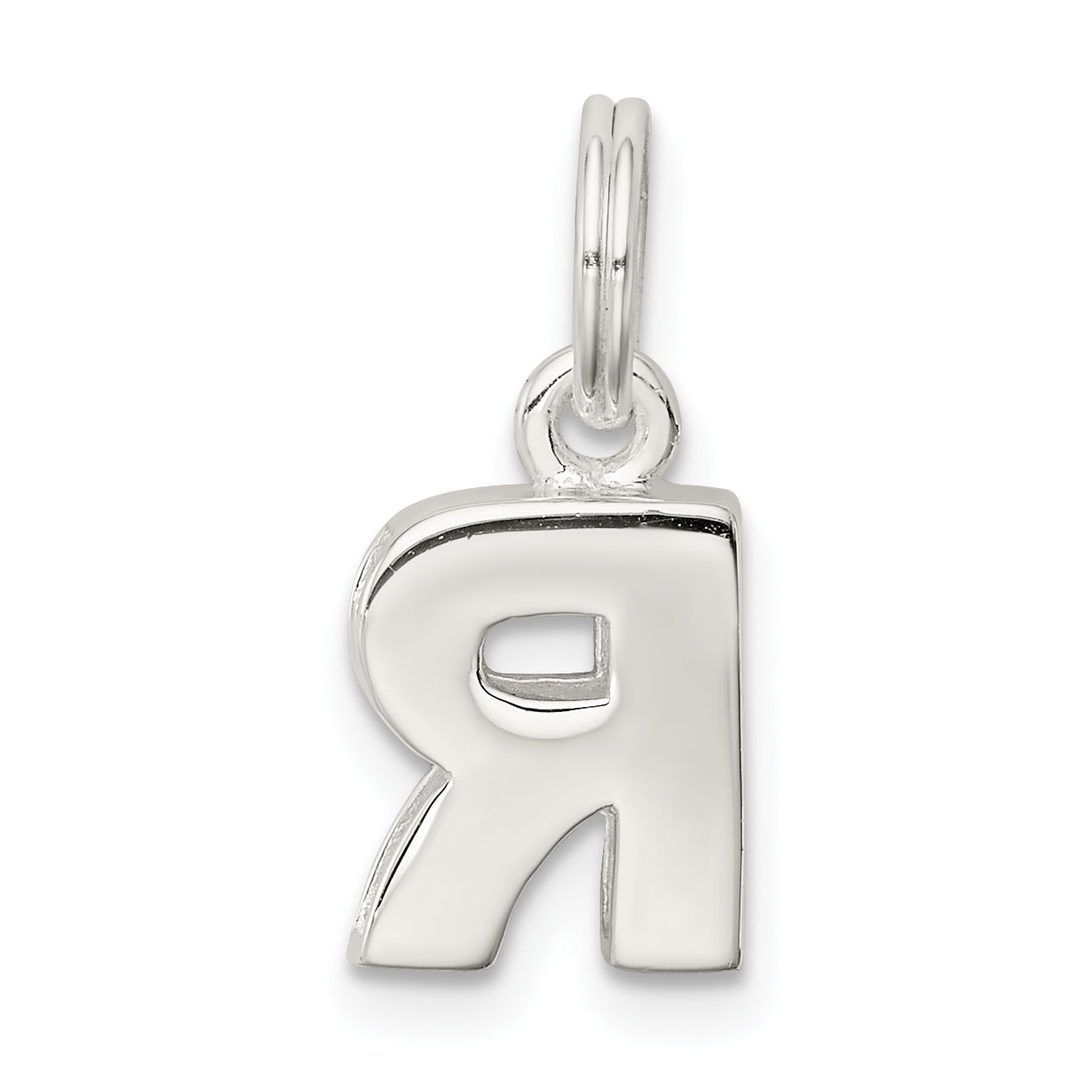 Sterling Silver 925 R Charm with Anti-Tarnish Finish  Personalized Elegance