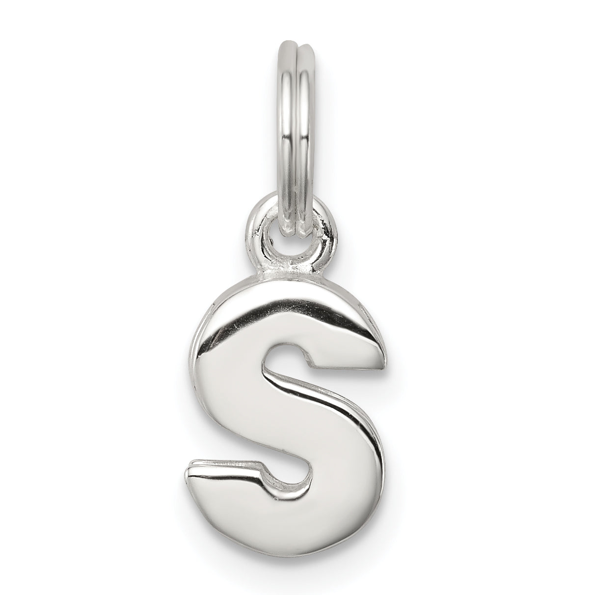 Sterling Silver Letter S Initial Charm Main image