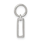 Sophia Jewelers Sterling Silver 925 V Charm with Anti-Tarnish Finish  Elegant Personalized Jewelry