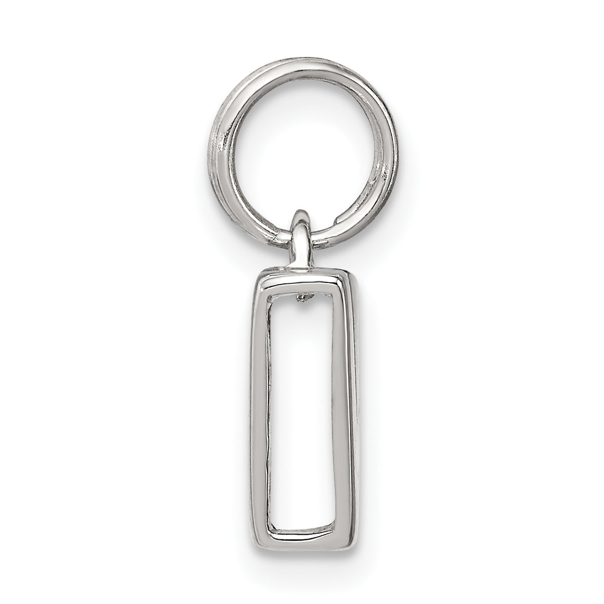 Sophia Jewelers Sterling Silver 925 V Charm with Anti-Tarnish Finish  Elegant Personalized Jewelry