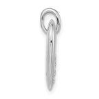 Sophia Jewelers Sterling Silver CZ Heart Pendant with Polished Finish Elegance