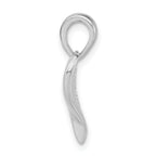 Sophia Jewelers 925 Sterling Silver CZ Heart Pendant Polished Elegance