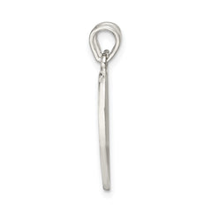 Sterling Silver 925 Best Friends Heart Pendant with Polished Finish