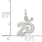 Sterling Silver 925 Polished Themed Charm by Sophia Jewelers