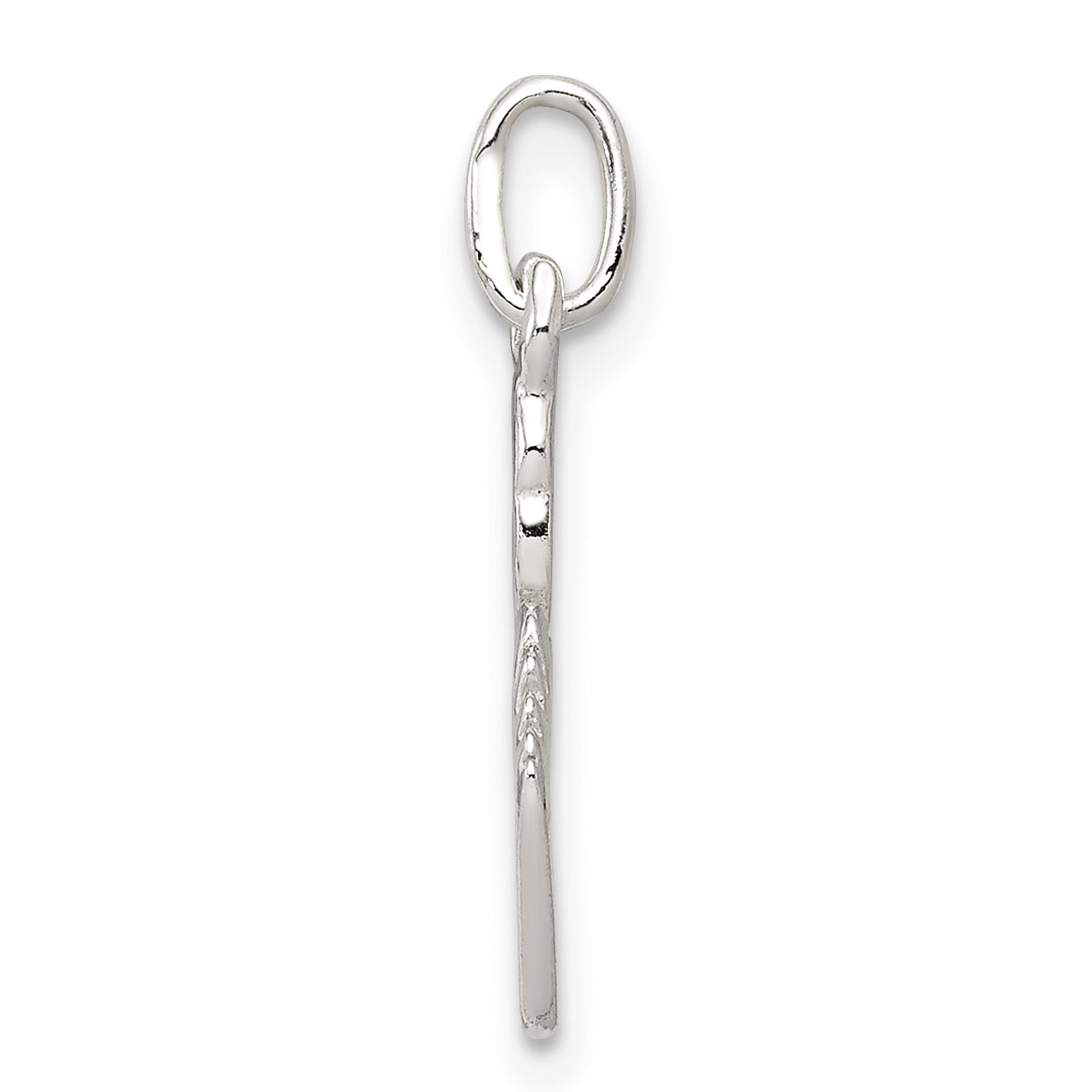 Sterling Silver 925 Polished Feet Pendant with Anti-Tarnish Finish