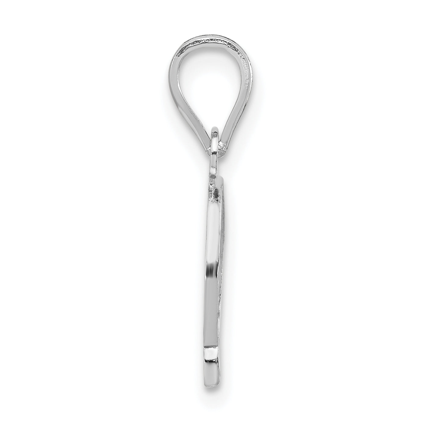 Women's Sterling Silver Boy Head Pendant with Polished Finish