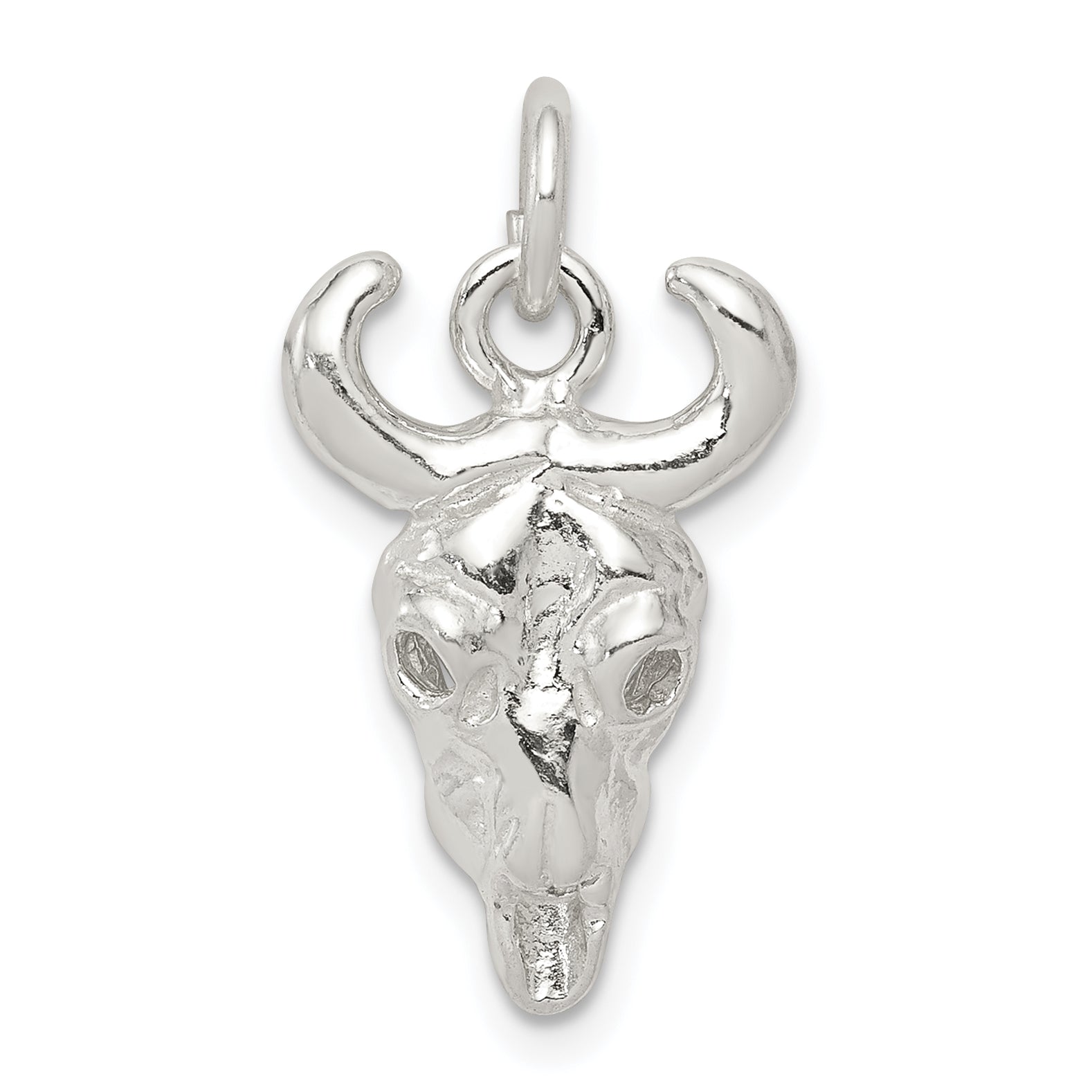 Sterling Silver Skull Charm Main image