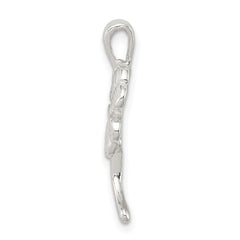 Sophia Jewelers 925 Sterling Silver Polished 4-Leaf Clover Charm