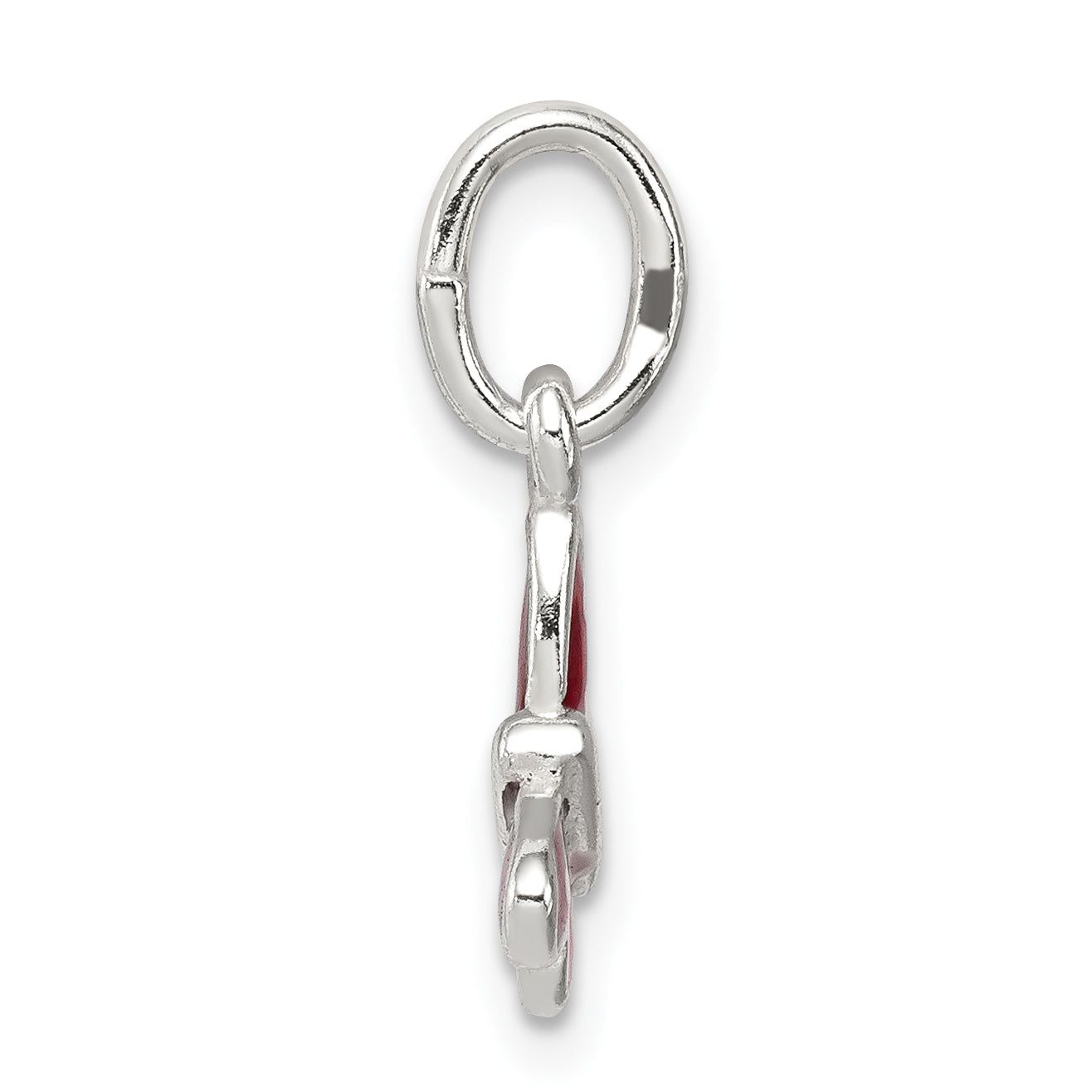 Sophia Jewelers Sterling Silver Enamel Butterfly Charm Polished Elegance