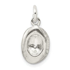 Sophia Jewelers 925 Sterling Silver Cowboy Hat Charm Polished Solid