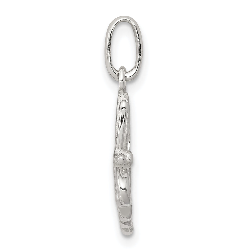 Sterling Silver 925 Butterfly Pendant with Polished Finish Elegant Charm