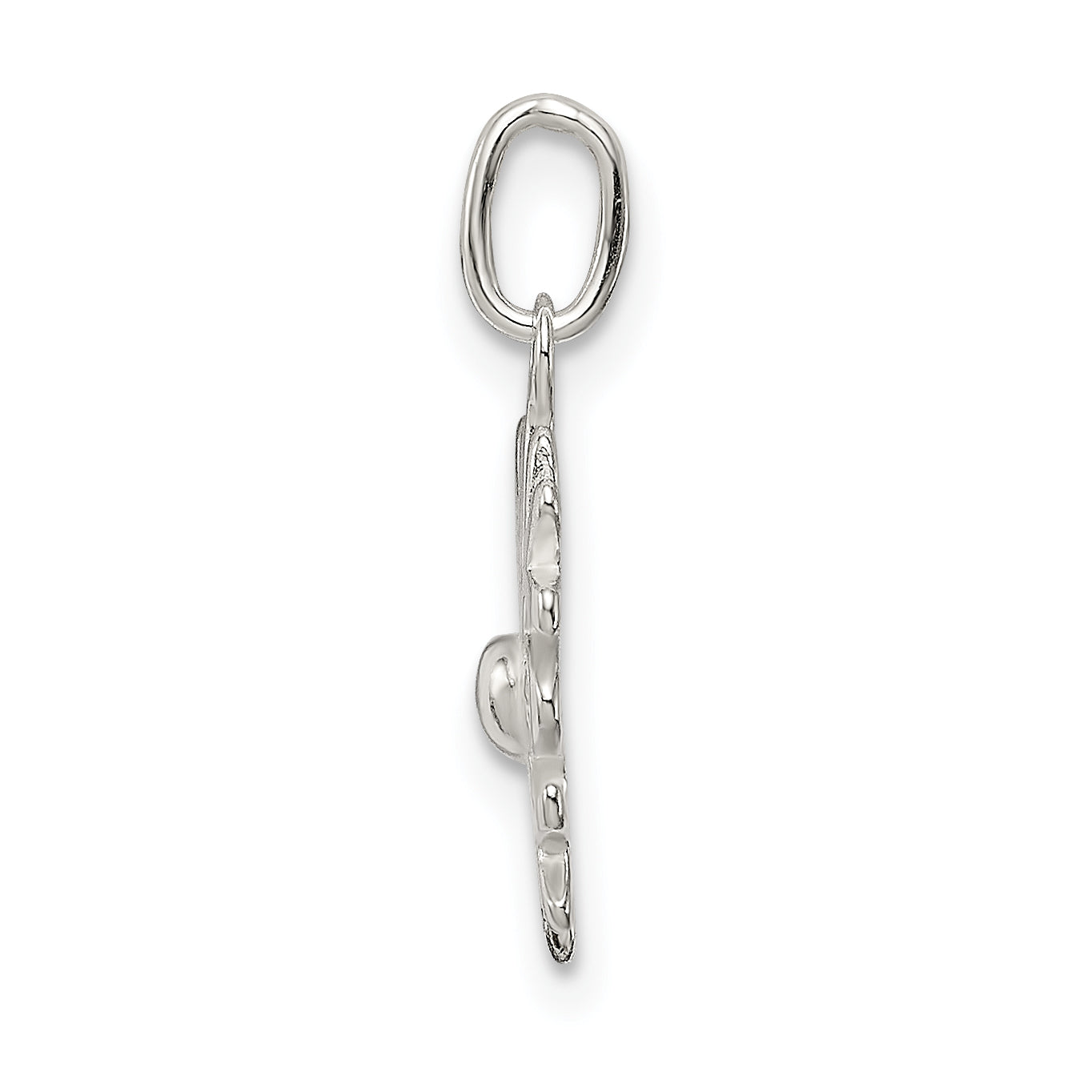Sophia Jewelers Sterling Silver 925 Polished Snowflake Charm Elegant Design Secondary image