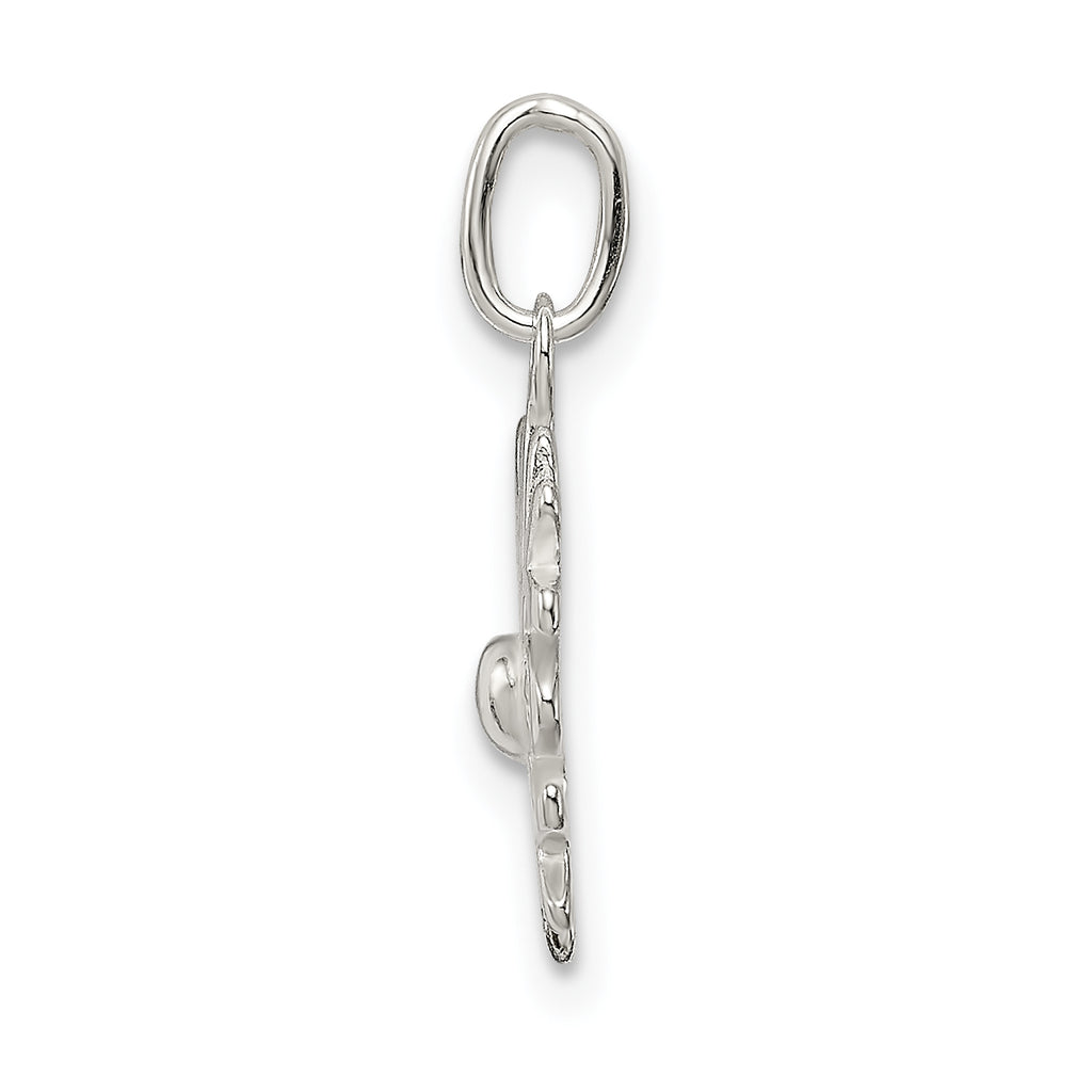 Sophia Jewelers Sterling Silver 925 Polished Snowflake Charm Elegant Design