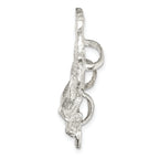 Sterling Silver 925 Men's Eagle Pendant with Anti-Tarnish Finish