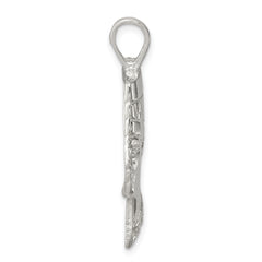 925 Sterling Silver Nefertiti Pendant with Polished Anti-Tarnish Finish