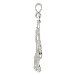 Men's 925 Sterling Silver Eagle Charm Pendant with Anti-Tarnish Finish