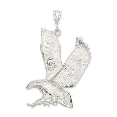 Men's 925 Sterling Silver Eagle Charm Pendant with Anti-Tarnish Finish