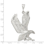 Men's 925 Sterling Silver Eagle Charm Pendant with Anti-Tarnish Finish